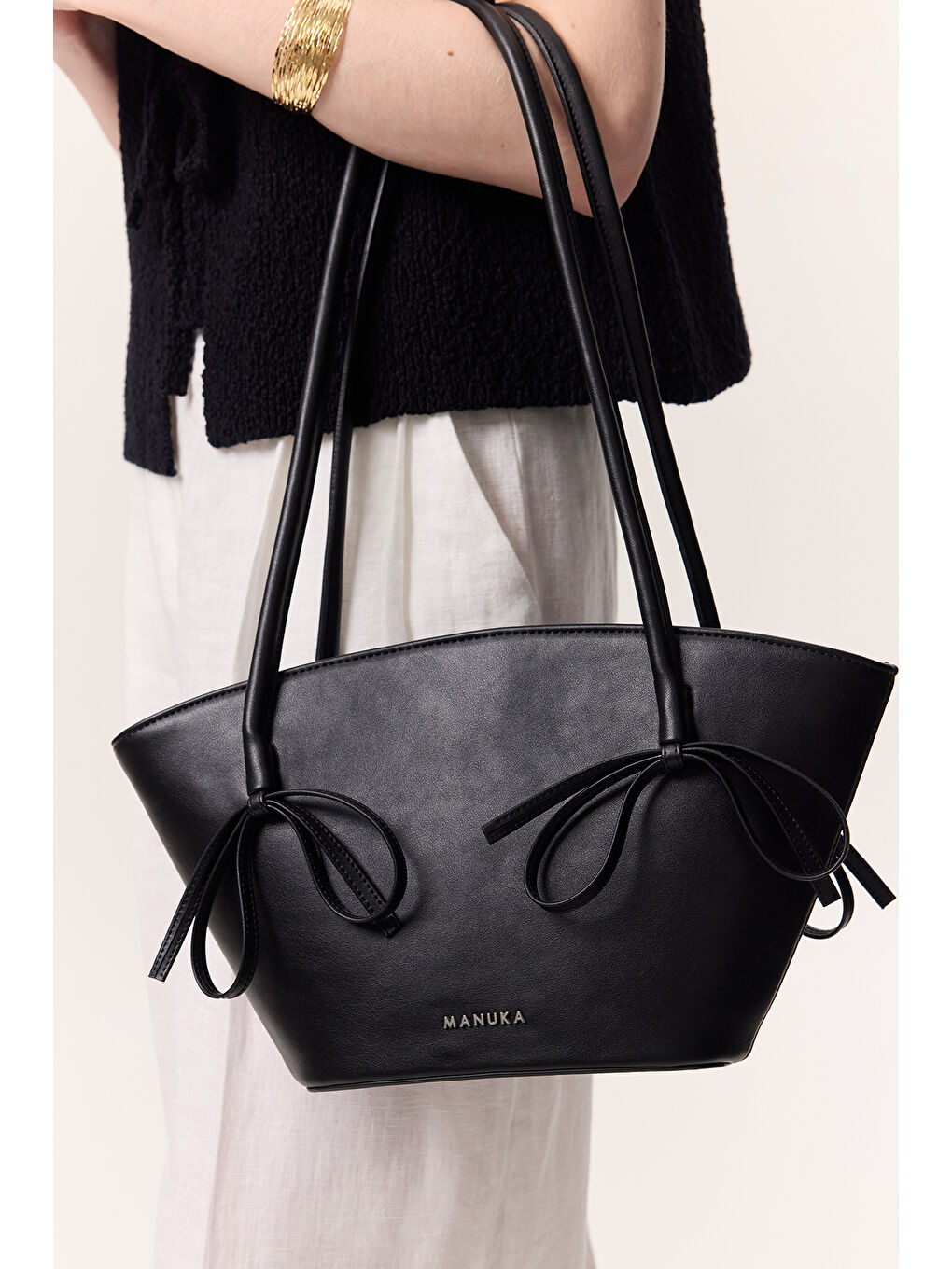 Sandy Fiyonklu Çanta Siyah-2