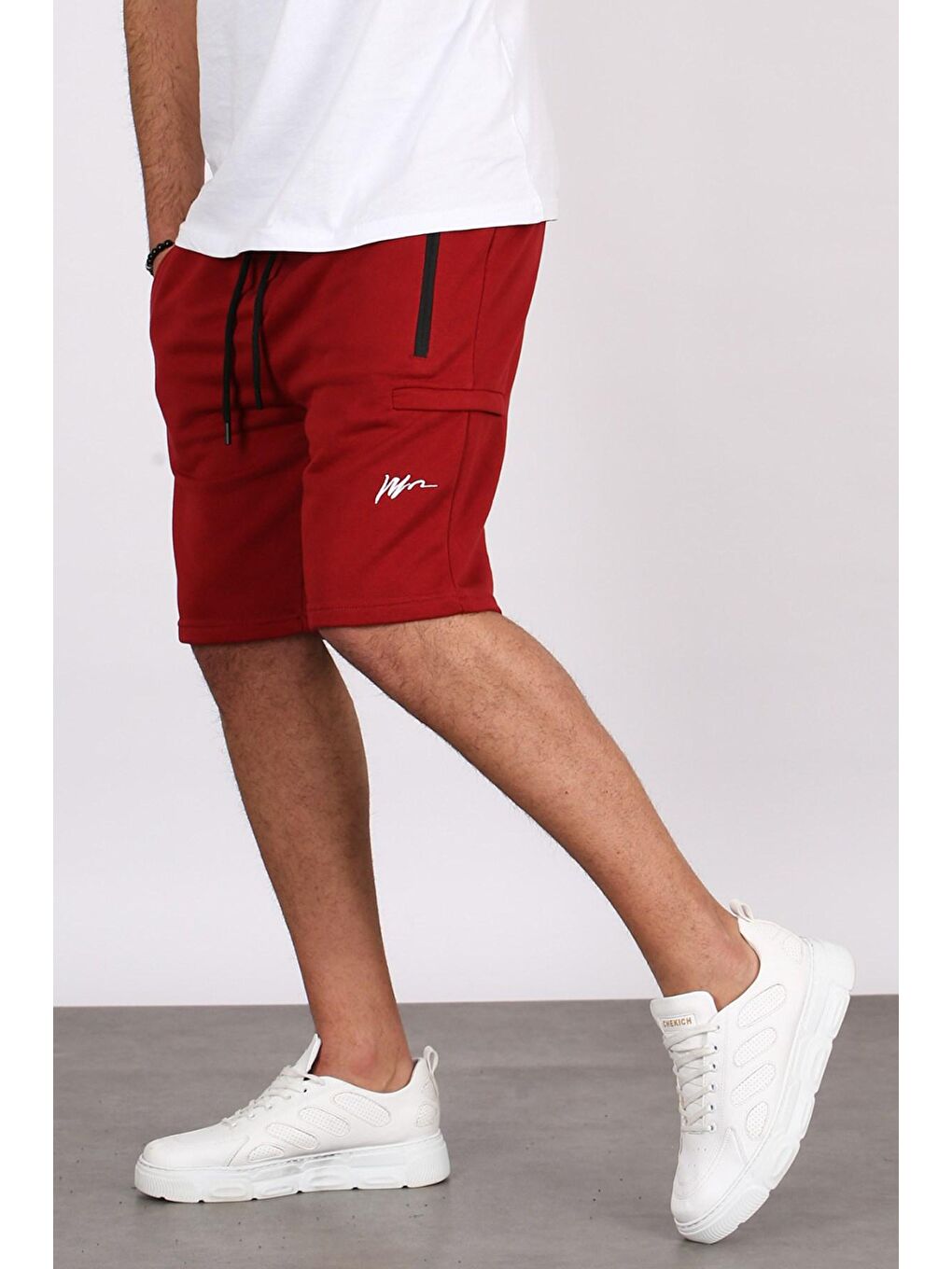 Bordo Kapri Şort 5443-2