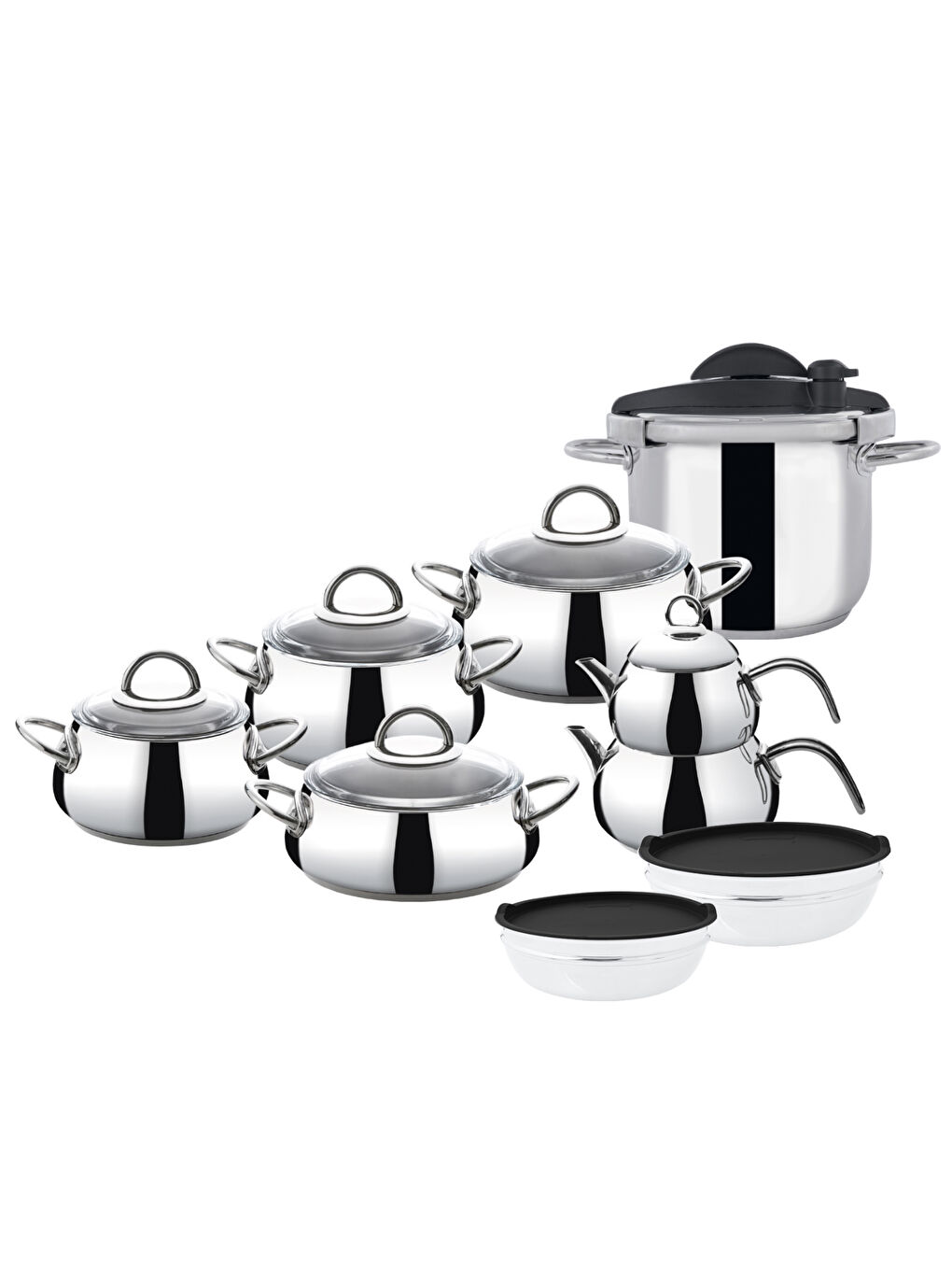 Gri Everest Forever 17 Parça Çeyiz Seti-4