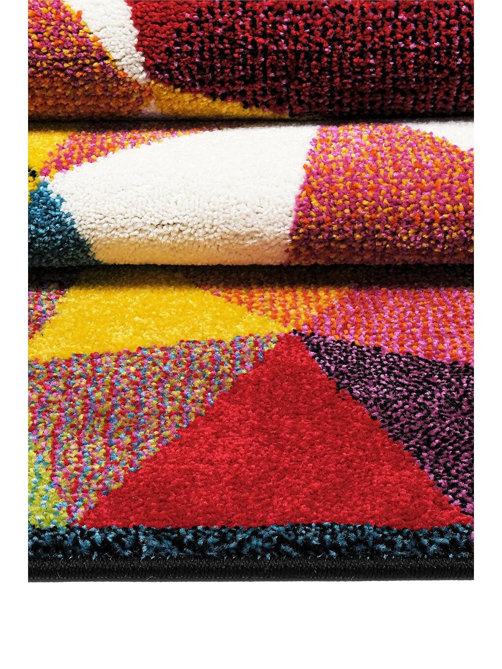 Karışık Geo Renkli Modern Dokuma Halısı 6877-160x230