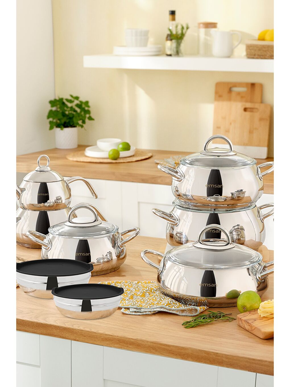 Gri Everest Forever 17 Parça Çeyiz Seti-1