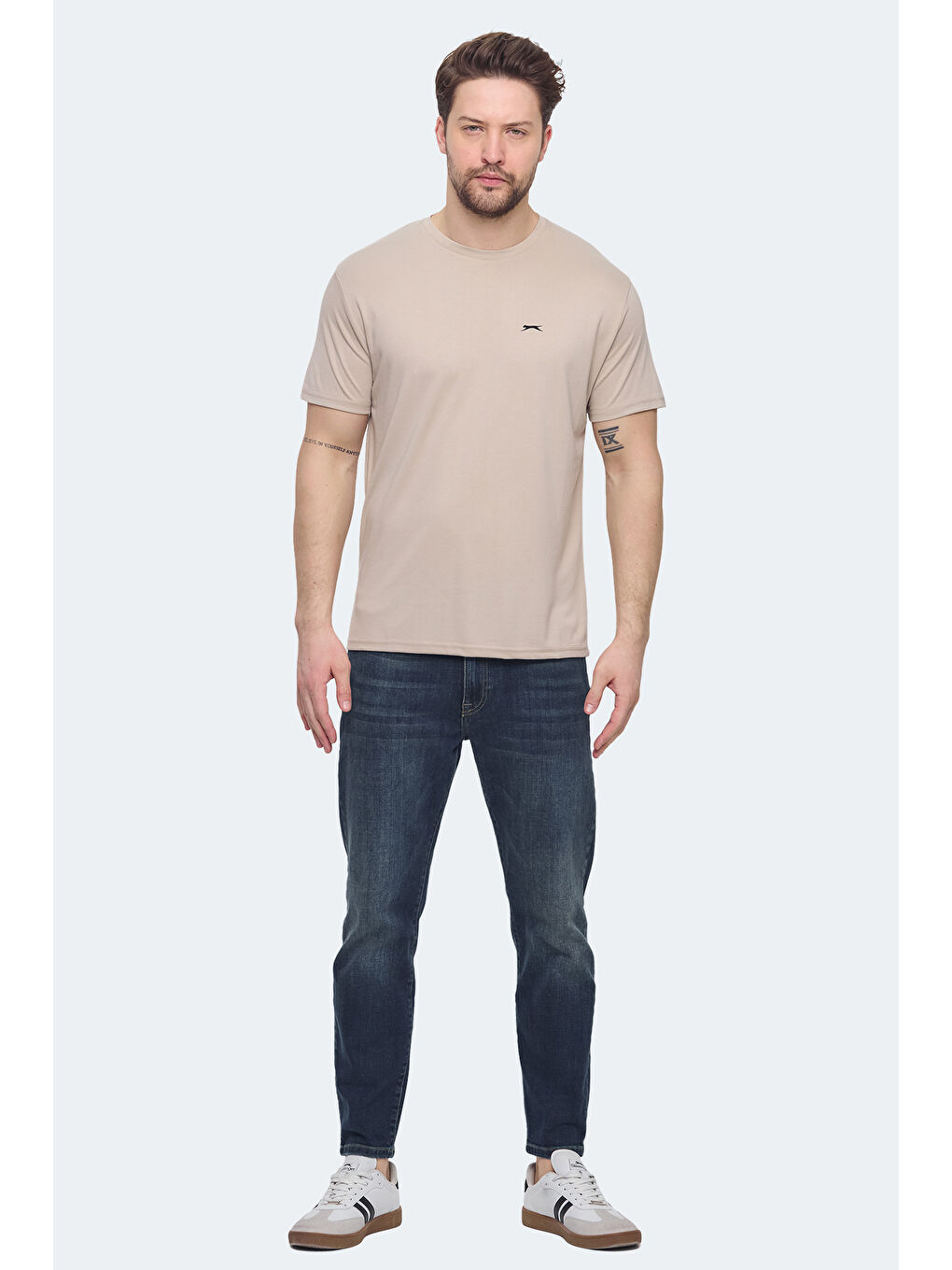 KRATER Erkek Bej Tişört-6