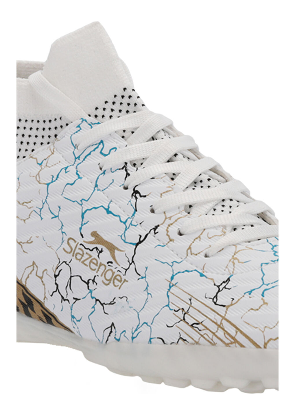 CORNER Erkek Halı Saha Beyaz / Mavi Futbol Ayakkabısı-3