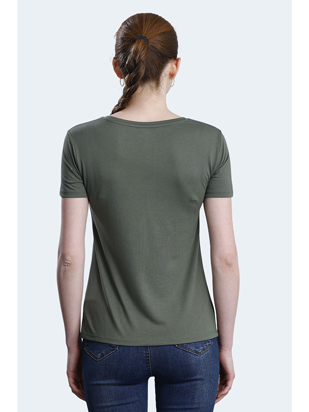 PAYTONS Kadın Haki Tişört-1