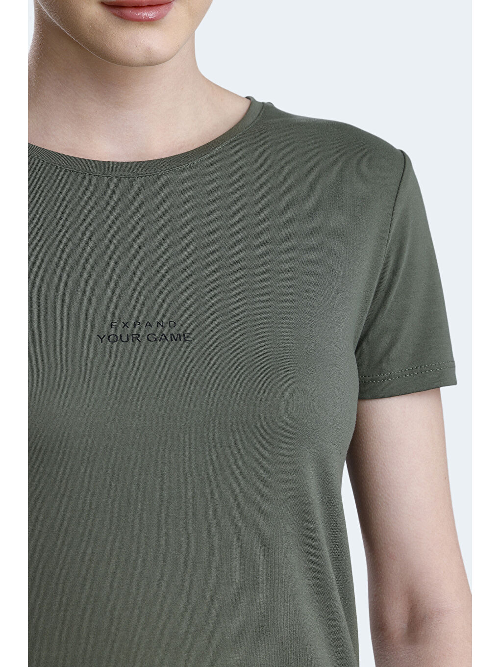 PAYTONS Kadın Haki Tişört-4