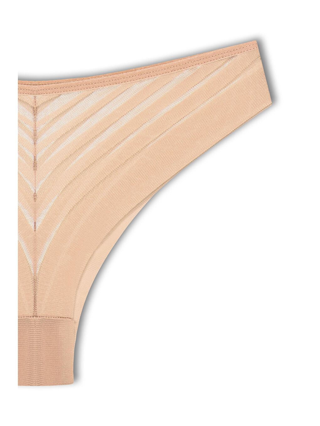 Beyaz Transparan Dantel Brazil Kadın Külot 3'Lü-4