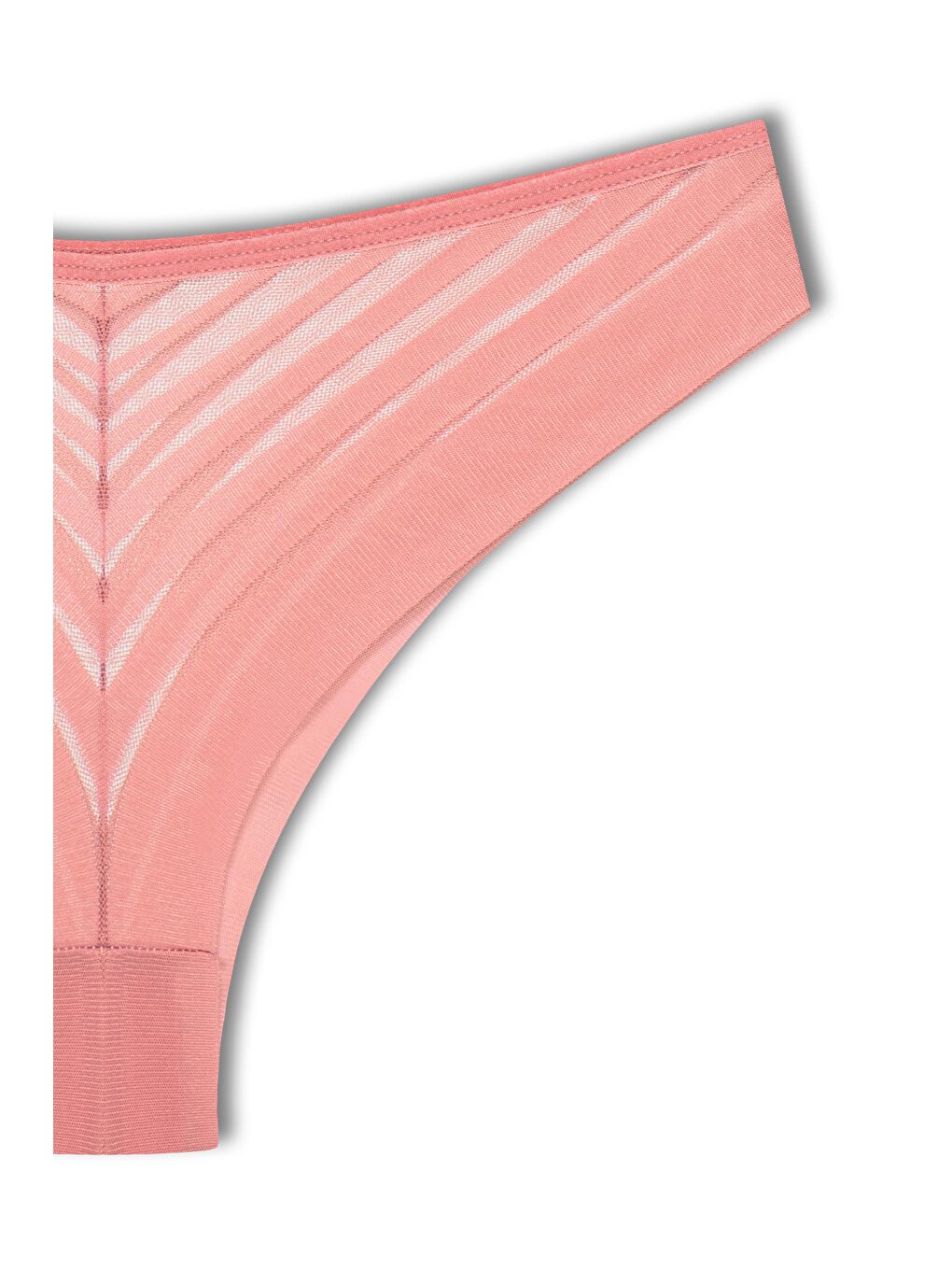 Beyaz Transparan Dantel Brazil Kadın Külot 3'Lü-6