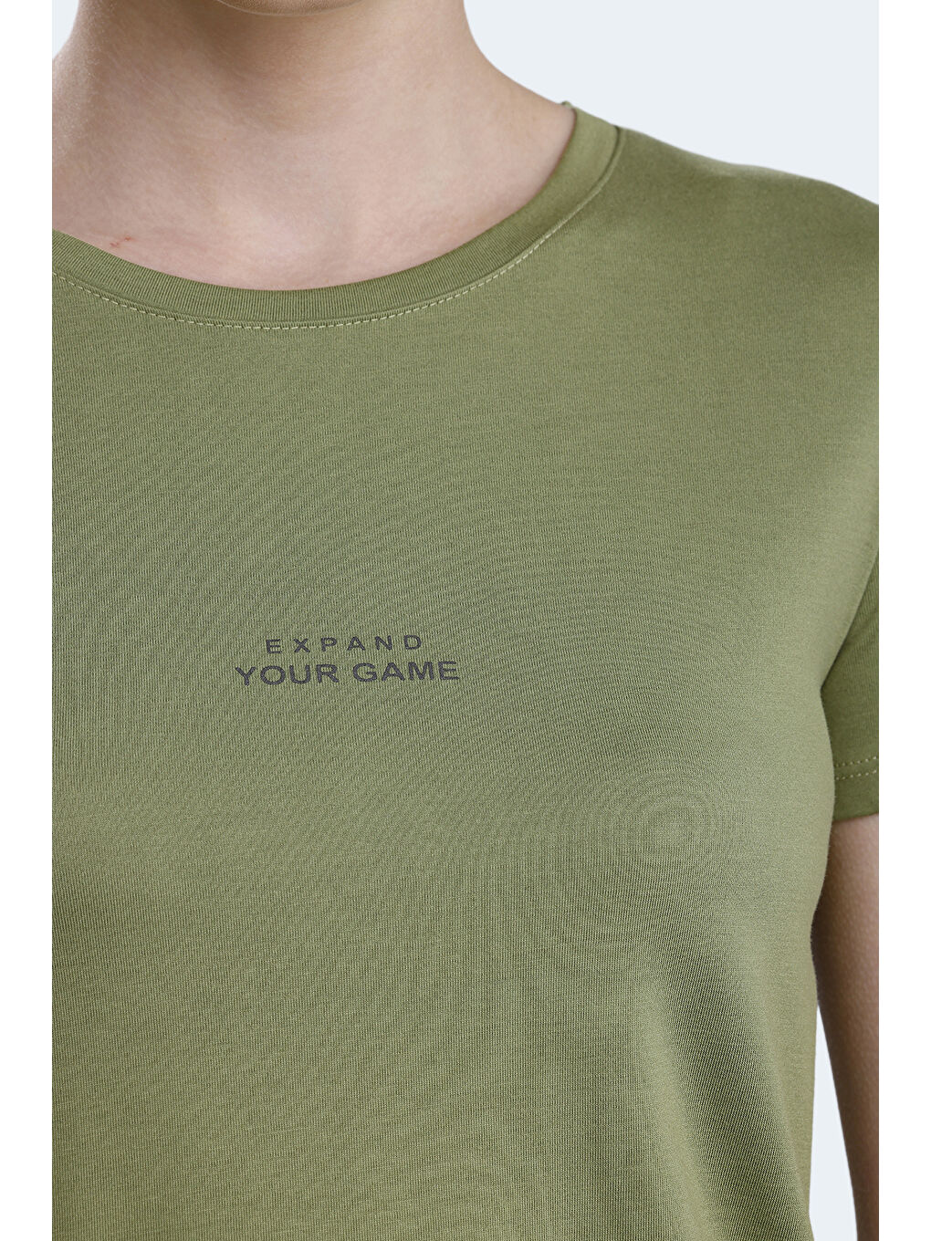 PAYTONS Kadın Açık Yeşil Tişört-4