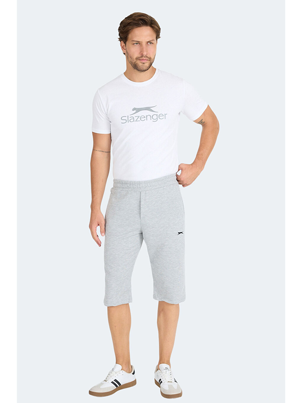 NECK I Erkek Cepli Kapri Gri Şort-5