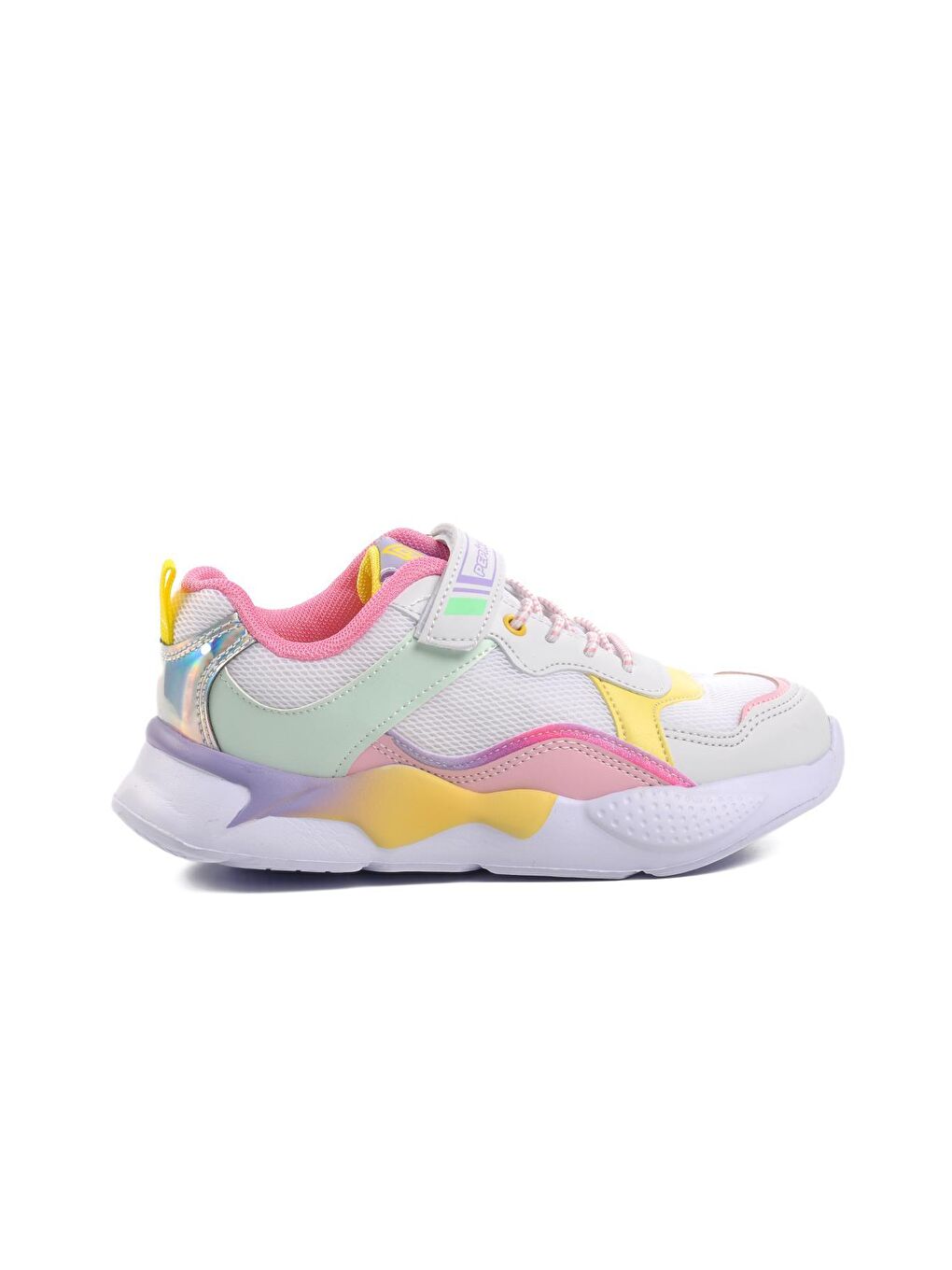 1424-F Beyaz-Pembe Çocuk Spor Ayakkabı