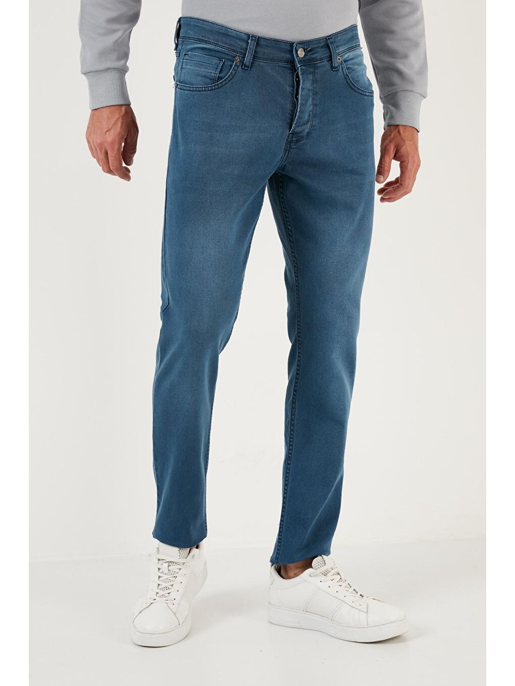 Buratti Mavi Pamuklu Normal Bel Regular Fit Jeans 6440303 - 2