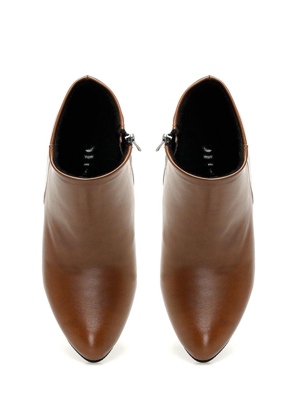 Kahverengi DW21022 3PR Taba Kadın Topuklu Bot-3