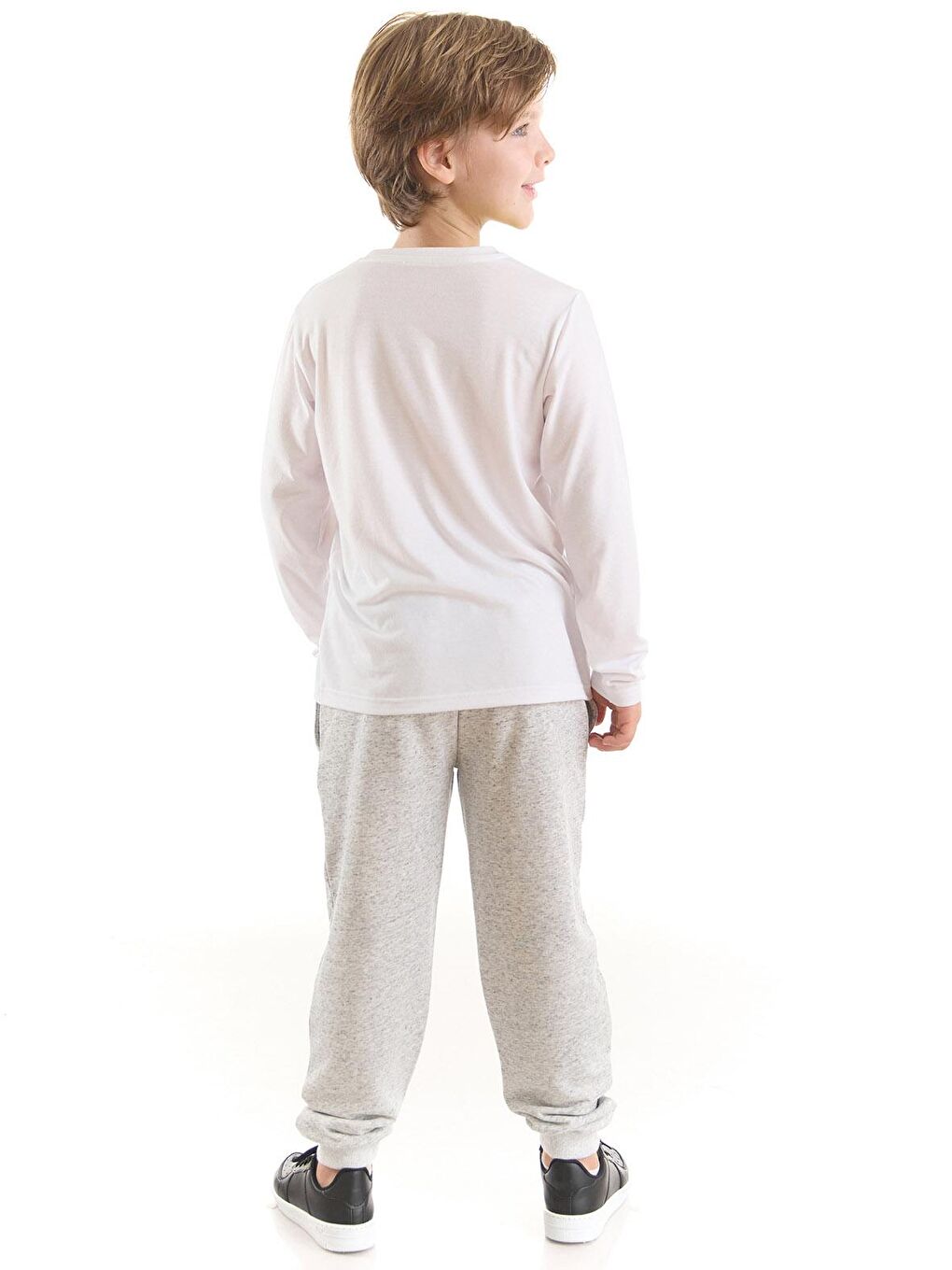 Denokids Karışık İnşaat Araçları Erkek Çocuk T-shirt Pantolon Takım - 1