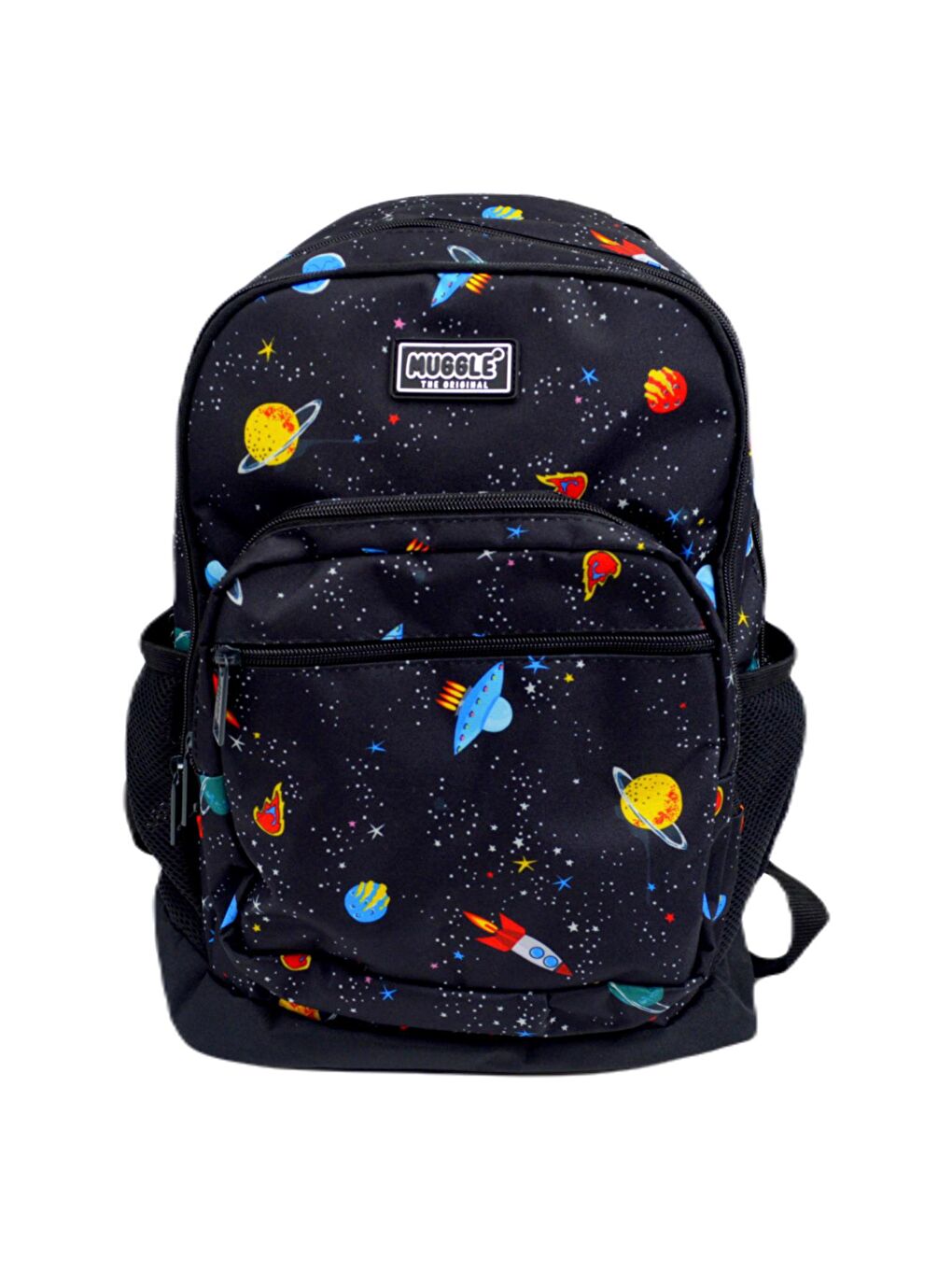 4 Bölmeli Galaxy Siyah Okul Sırt Çantası (MU-0402)