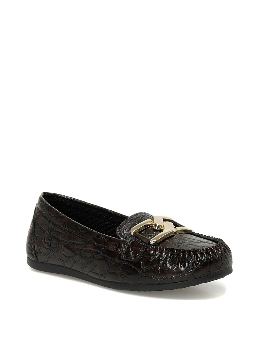 Miss F Kahverengi DW23003 3PR Kahverengi Kadın Loafer - 1