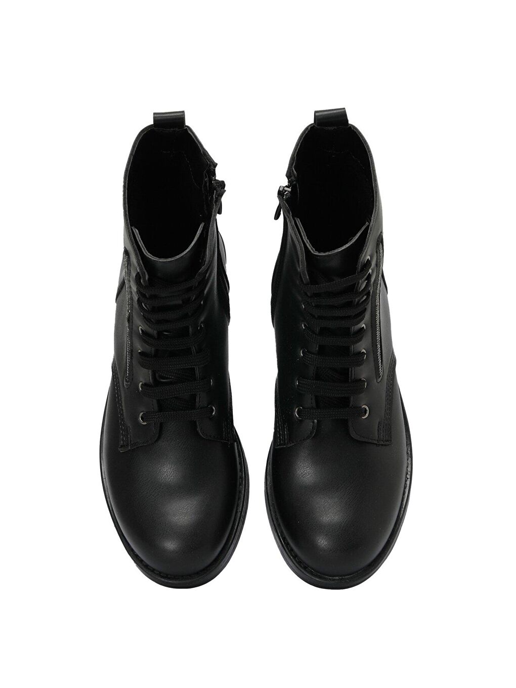 DW23009 3PR Siyah Kadın Düz Bot-3