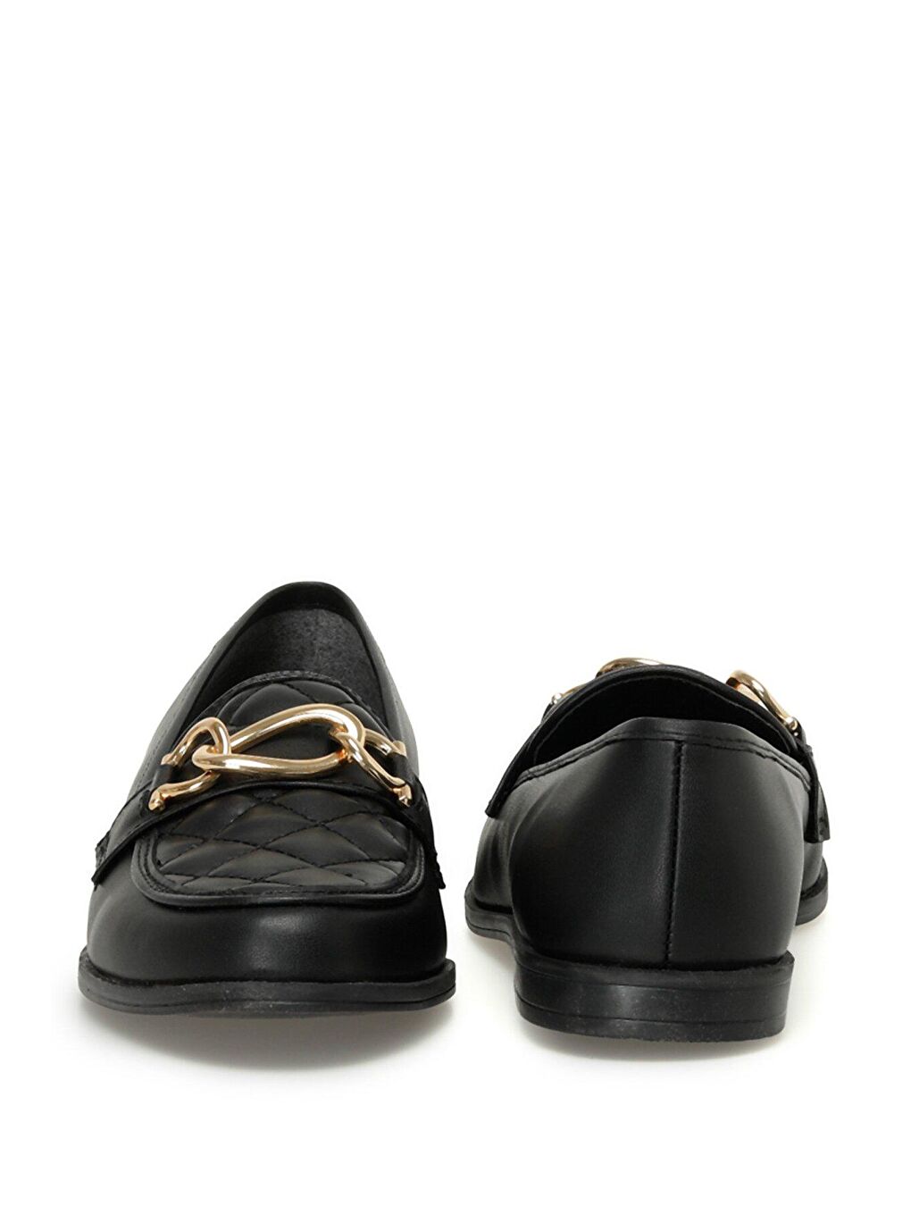 DW23005 3PR Siyah Kadın Loafer-4