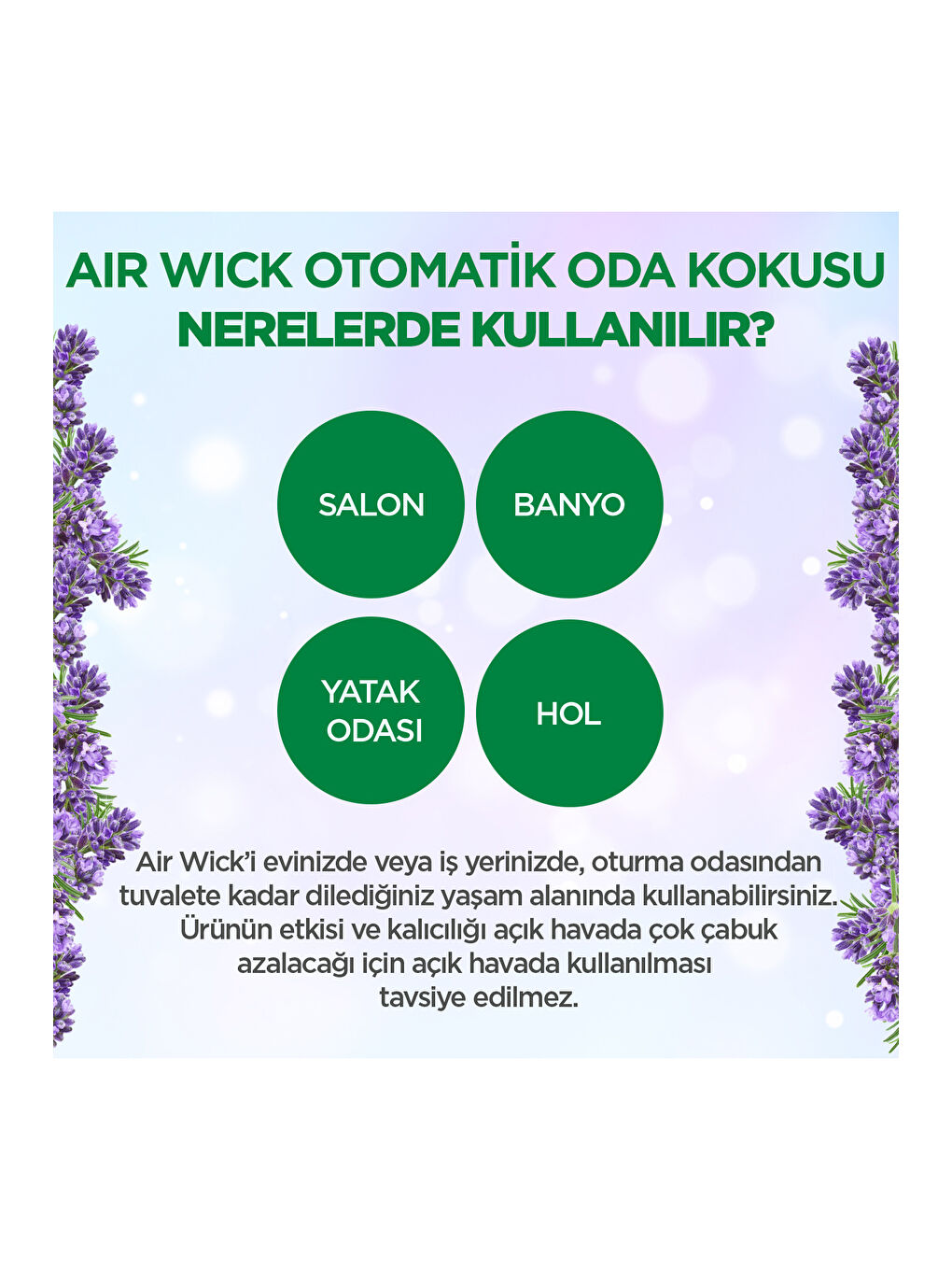 Renksiz Oda Kokusu Freshmatic Makine Yedek Spreyi Lavanta x 4 adet-3