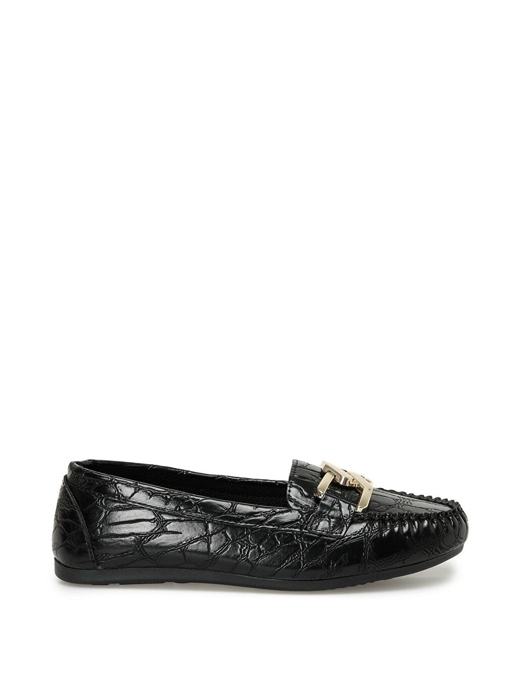 Miss F Siyah DW23003 3PR Siyah Kadın Loafer