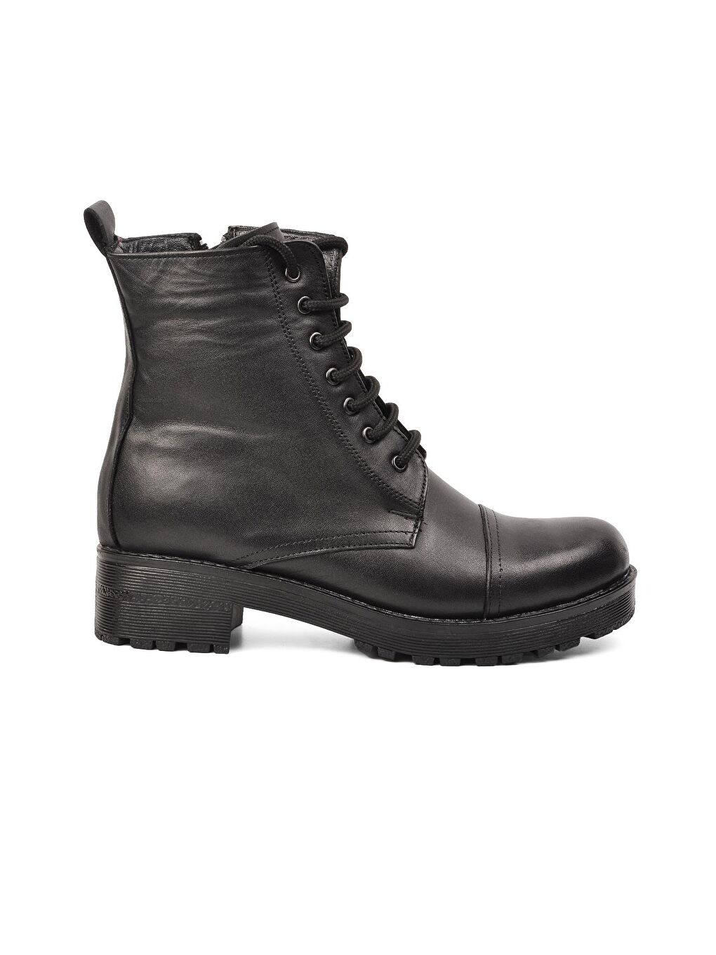 Siyah Hakiki Deri Kadın Bot 670 Z