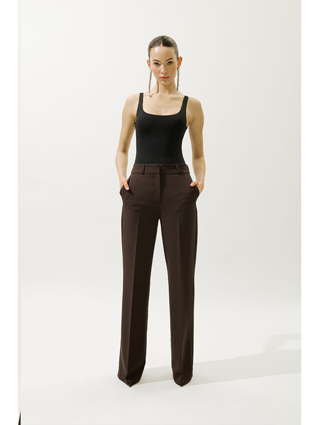 Valentıne Pantolon Kahverengi-3