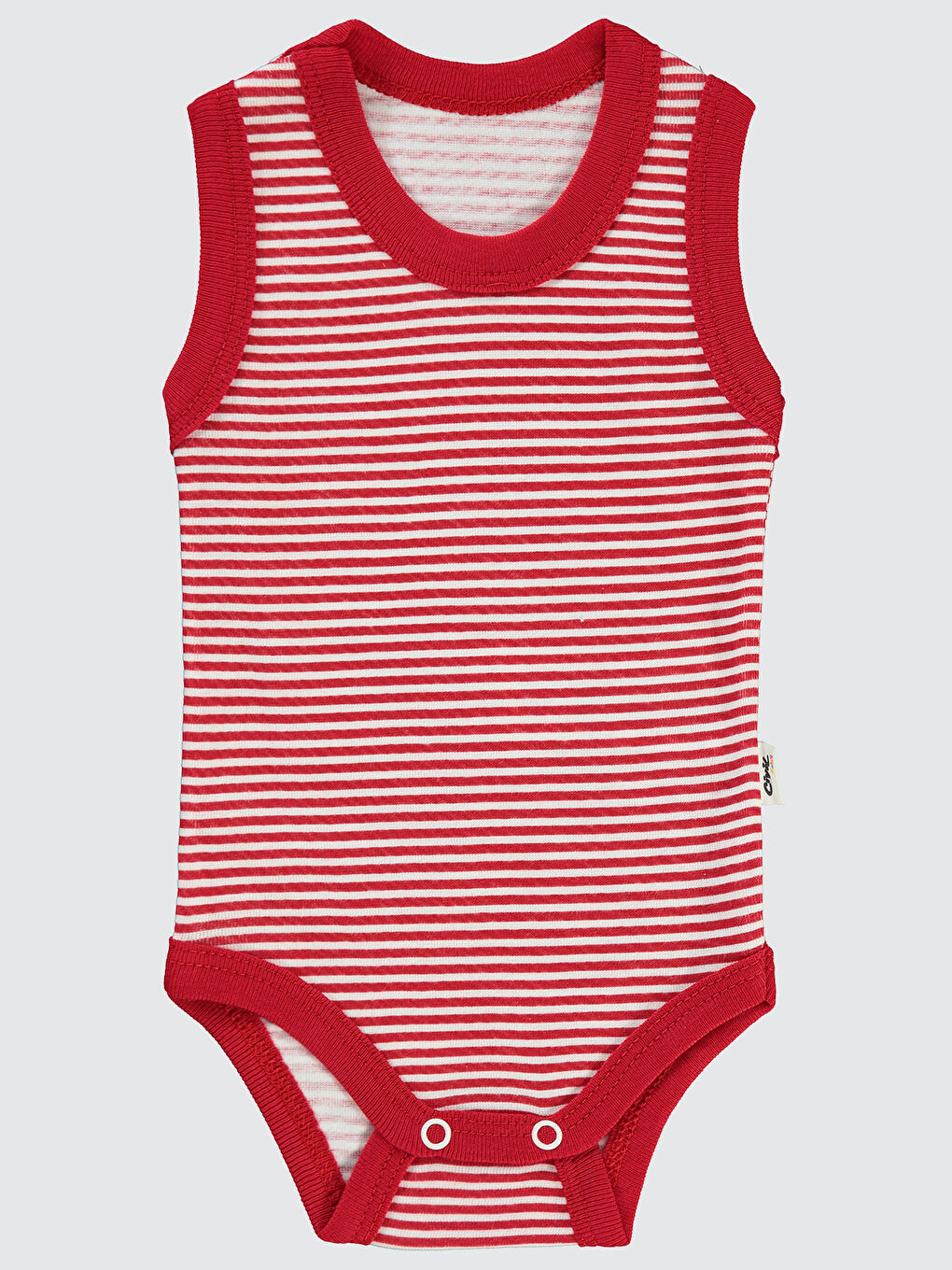 Civil Kirmizi Baby Bebek Çıtçıtlı Badi 1-36 Ay Kırmızı