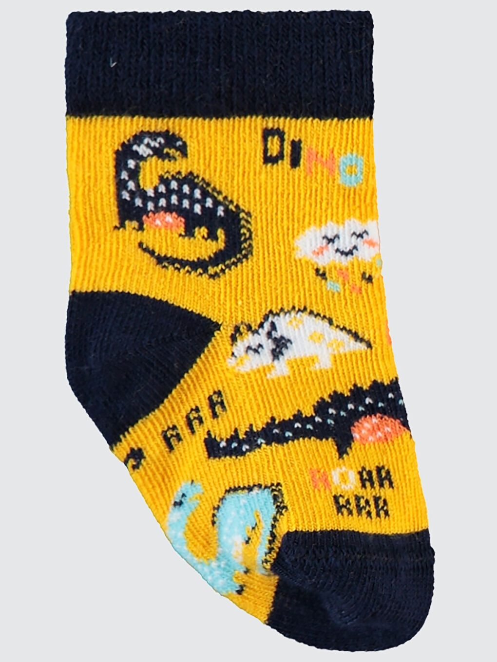 Erkek Bebek 3'lü Çorap Set 6-18 Ay Turuncu-3