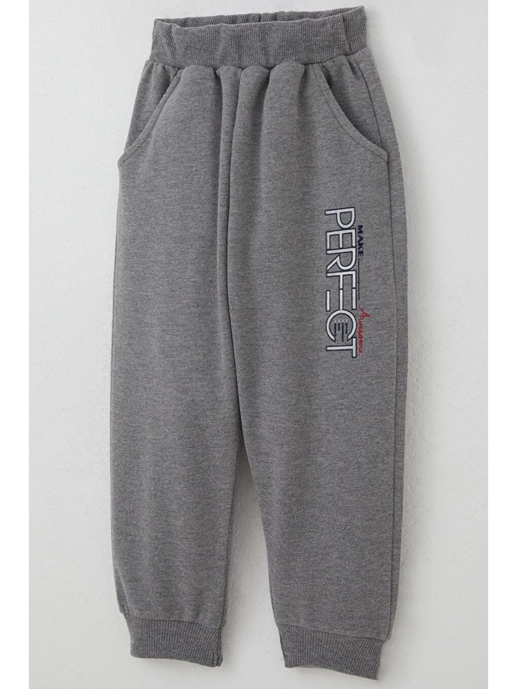 Erkek Çocuk Eşofman Takım Yazı Baskılı Ekru (2-5 Yaş)-9