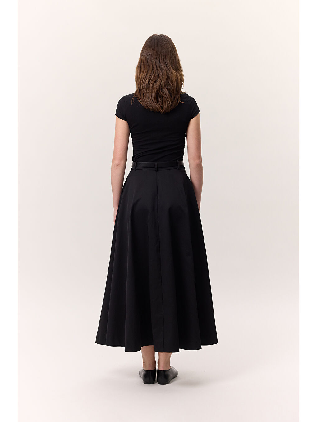 Premıum Geniş Etek Siyah-7