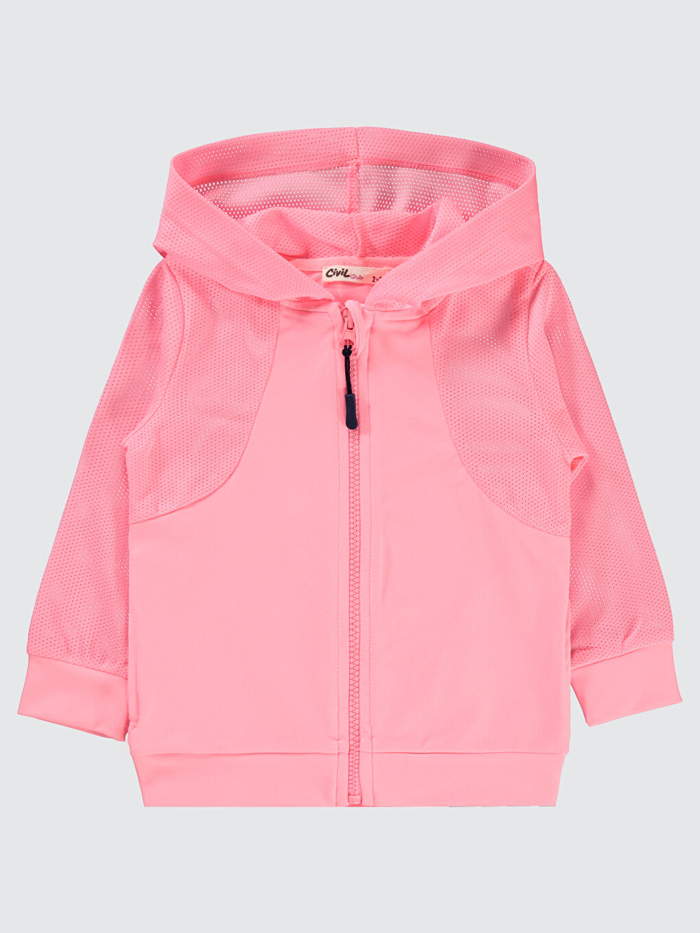 Girls Kız Çocuk Hırka 2-5 Yaş Açık Neon Pembe