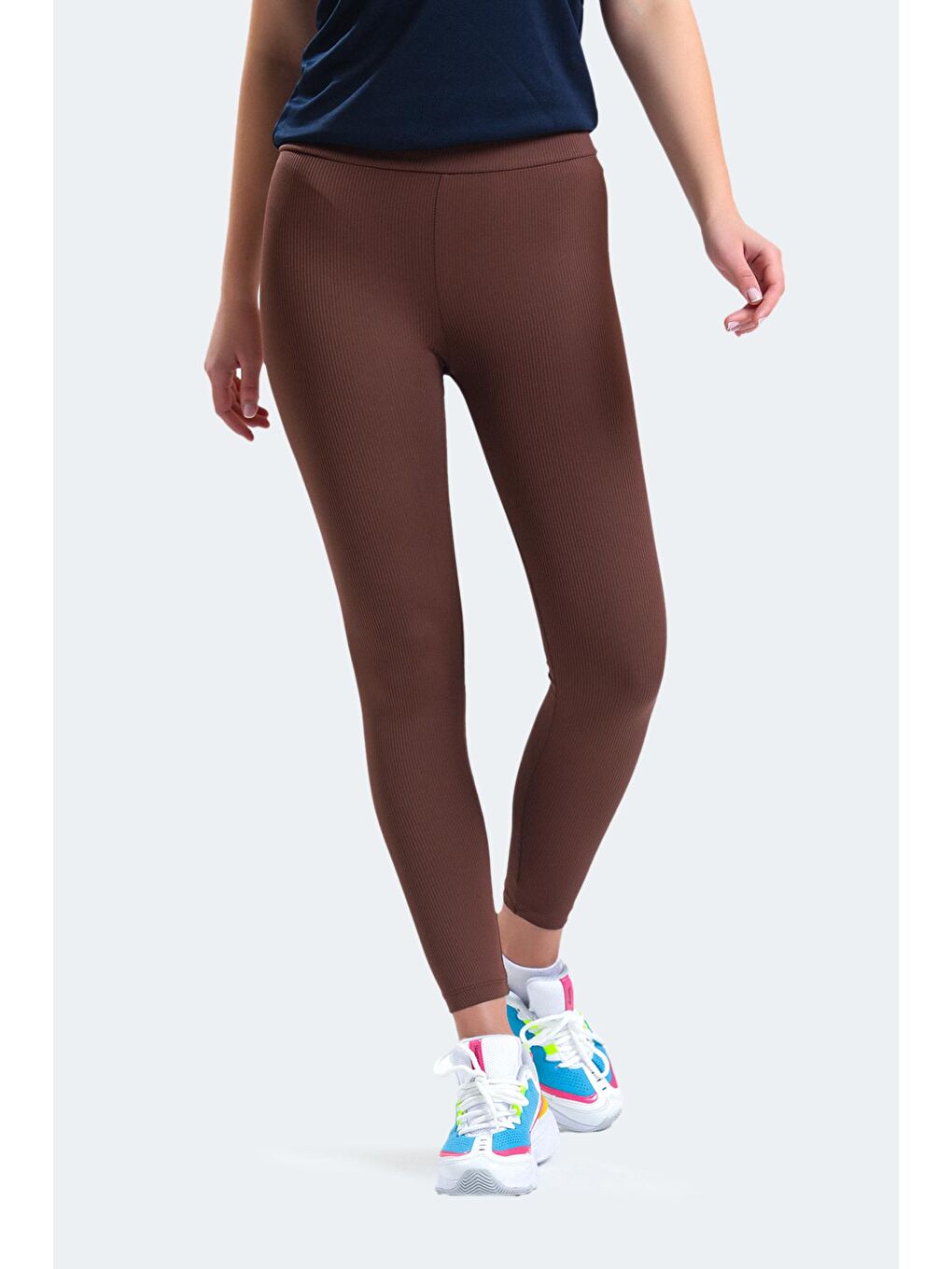 Kahverengi KIMBALL KTN Kadın Tayt Kahve-4