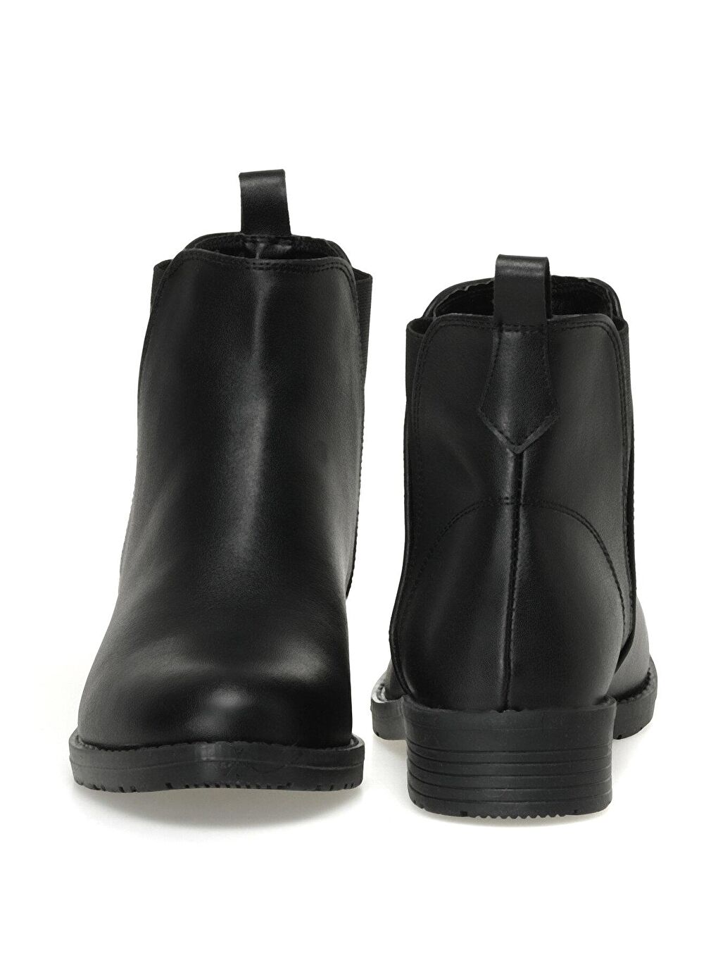 DW21032 3PR Siyah Kadın Düz Bot-4