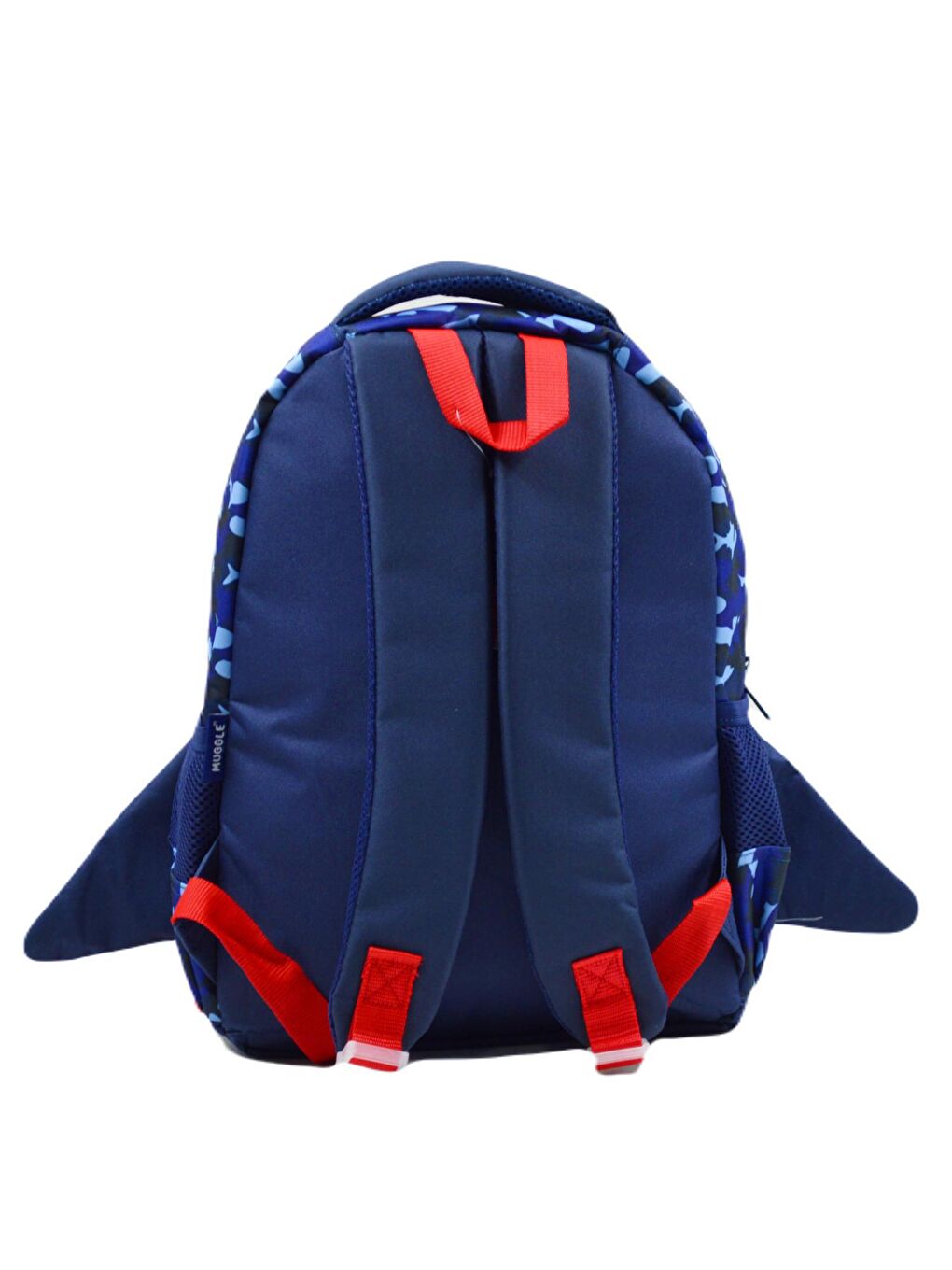 3 Bölmeli Shark Okul Sırt Çantası Mavi MU-9567-2