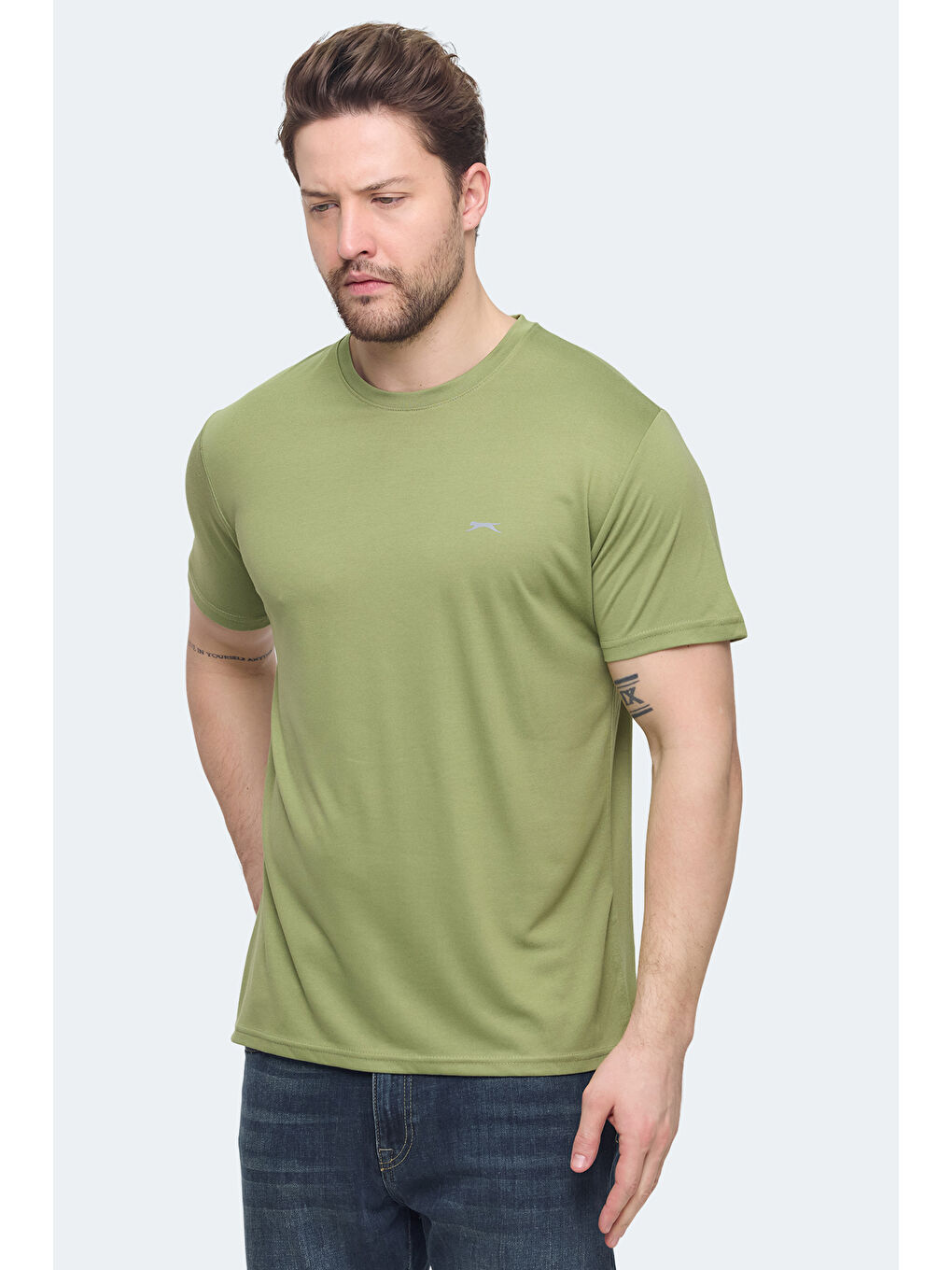 KRATER Erkek Açık Yeşil Tişört-2