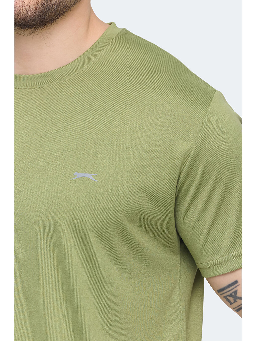 KRATER Erkek Açık Yeşil Tişört-4