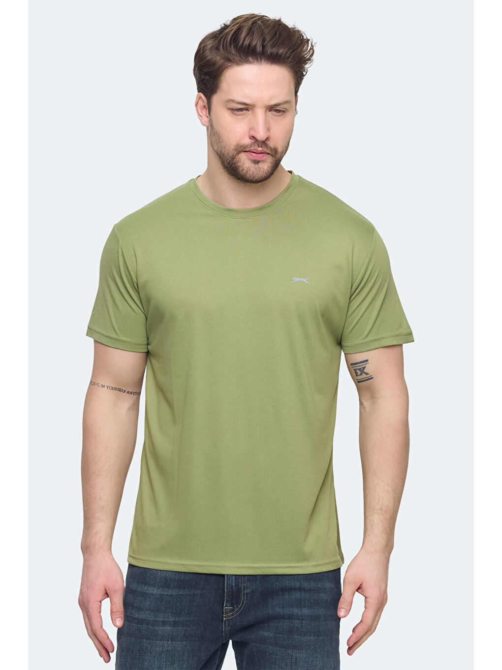 KRATER Erkek Açık Yeşil Tişört-5
