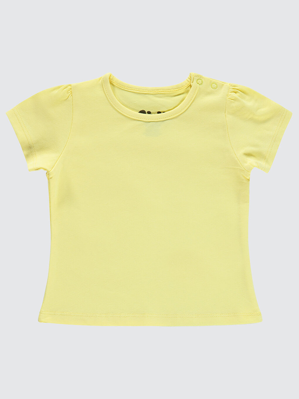 Baby Kız Bebek Tişört 6-18 Ay Sarı