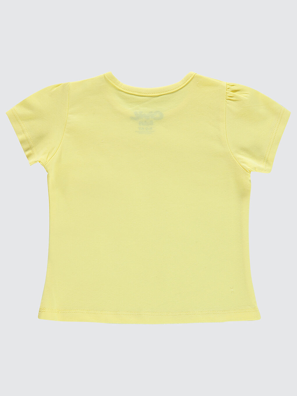 Baby Kız Bebek Tişört 6-18 Ay Sarı-1