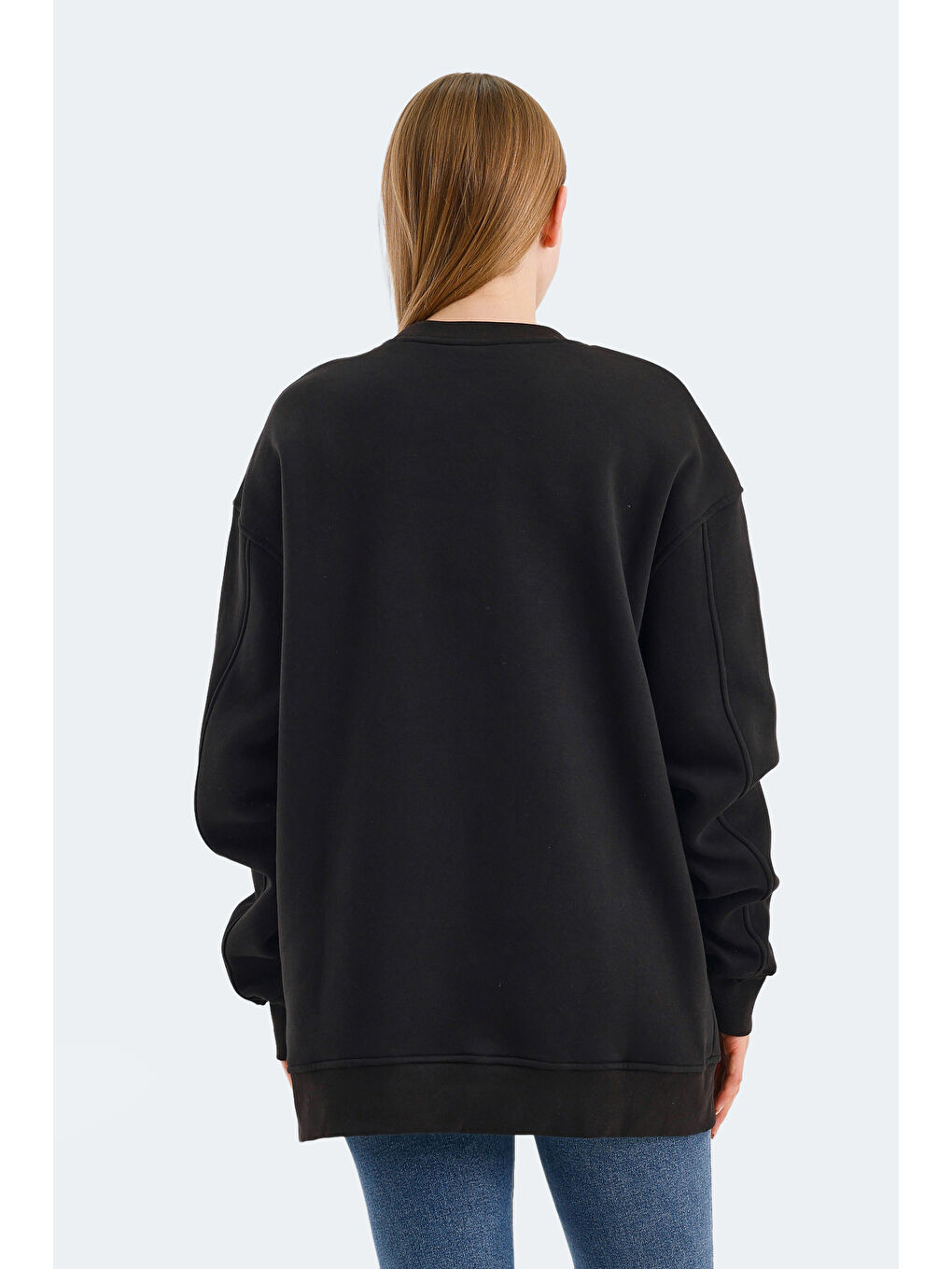 VADIM Kadın Siyah Sweatshirt-5