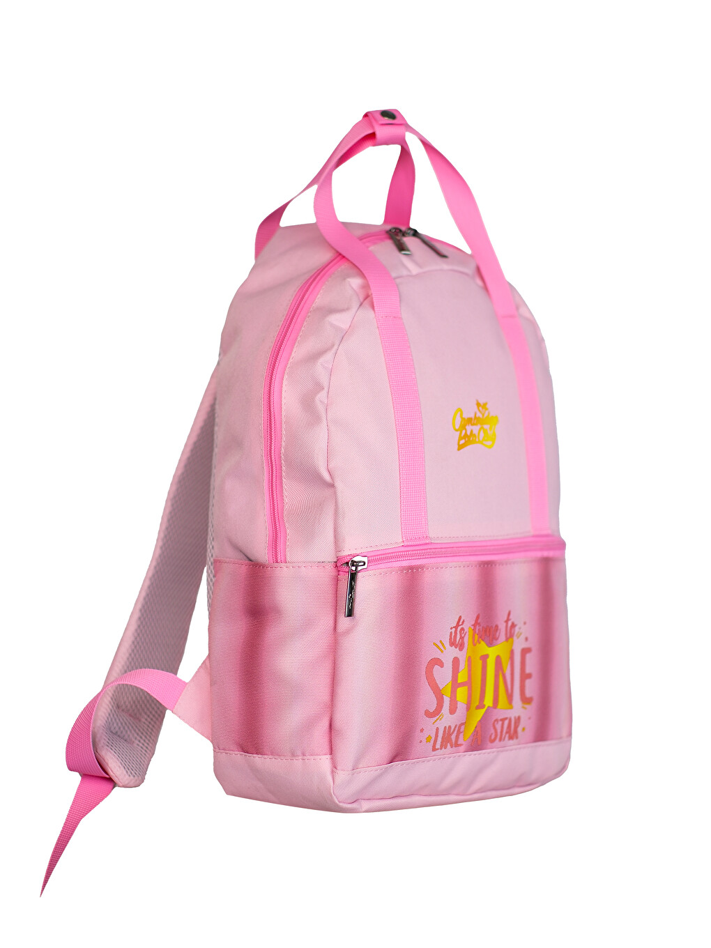 Pembe Like A Star Ön Bölmeli Kız Çocuk İlkokul Çantası-1