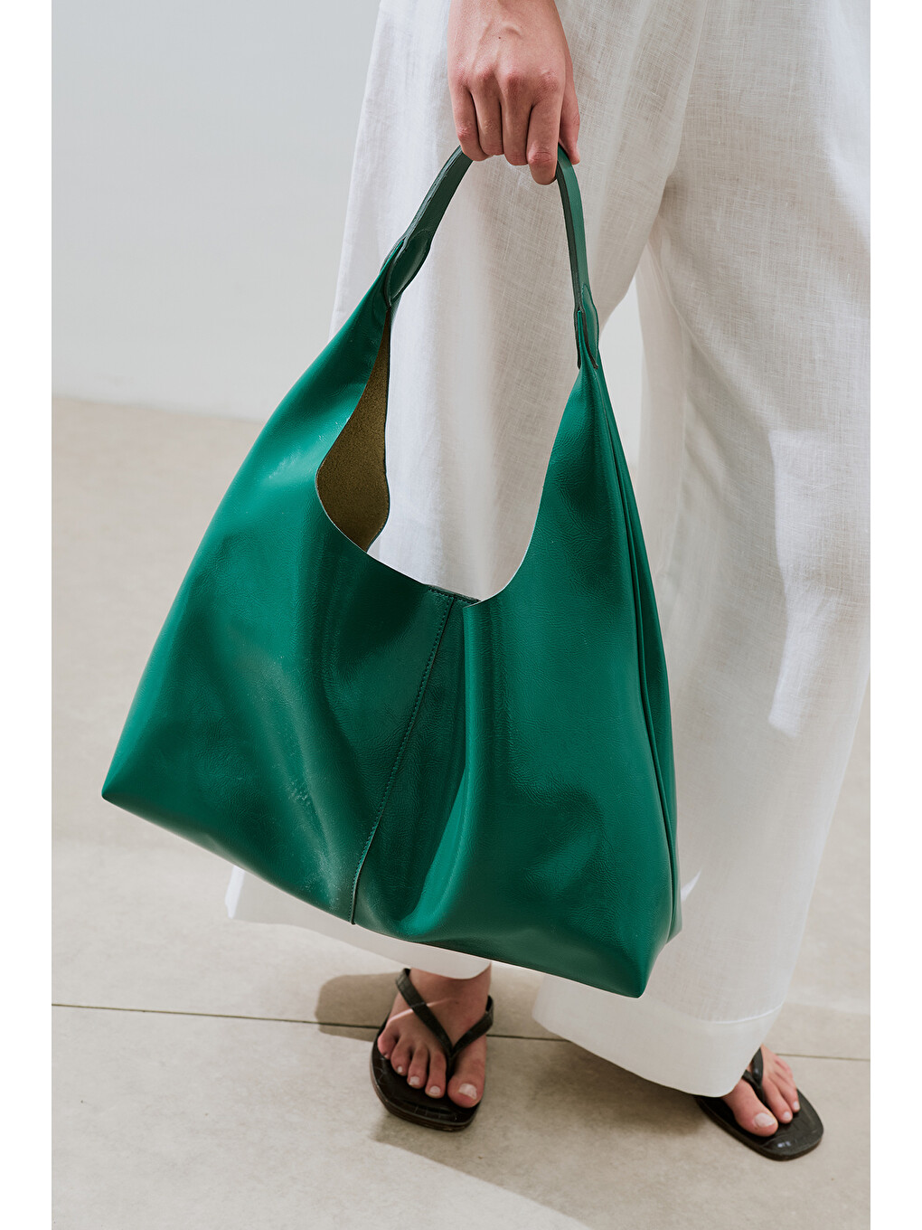Luna Tote Çanta Petrol