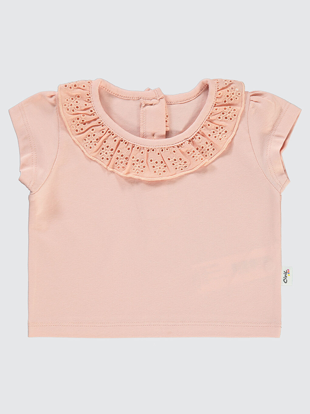 Pembe Baby Kız Bebek Tişört 6-18 Ay Pudra