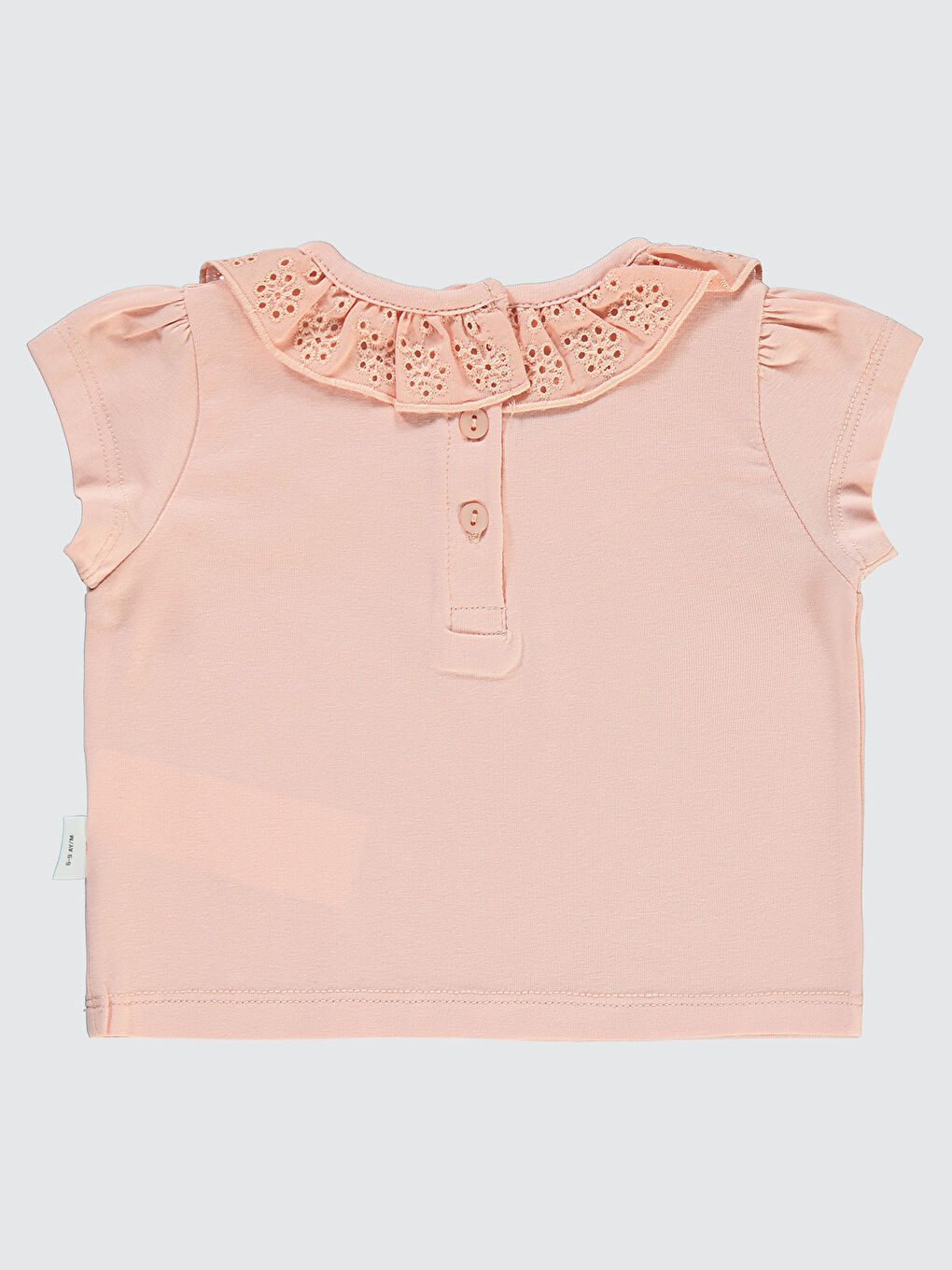 Pembe Baby Kız Bebek Tişört 6-18 Ay Pudra-1