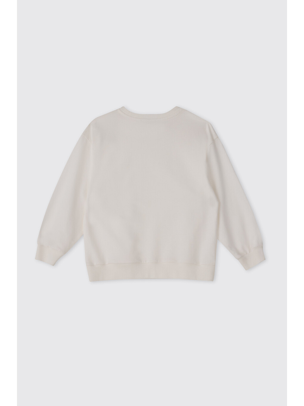 Kız Çocuk Ekru Sweatshirt-3