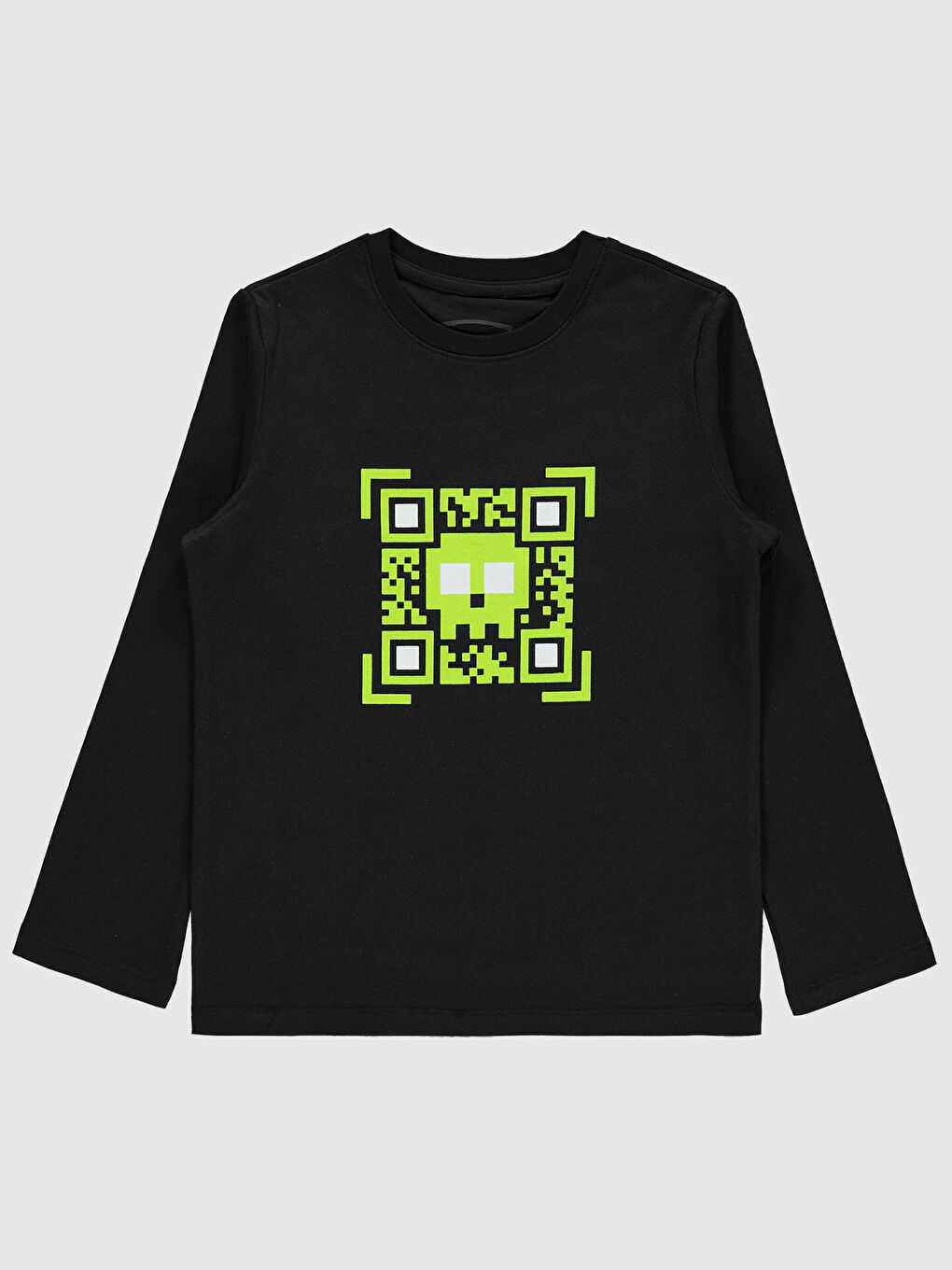 Erkek Çocuk Sweatshirt 6-9 Yaş Siyah