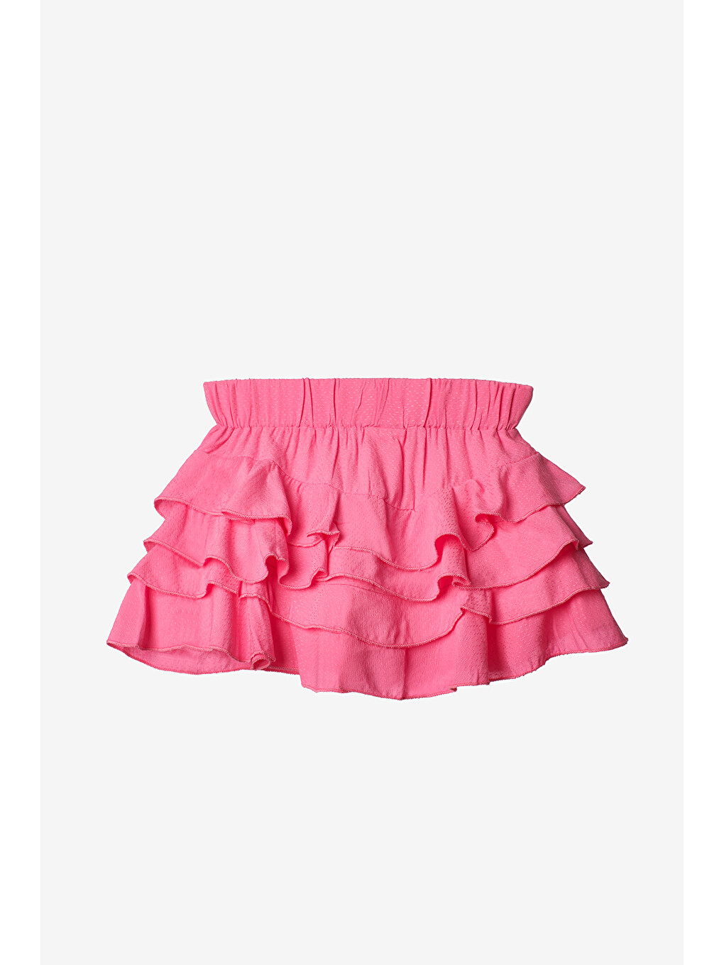 Pembe Fırfır Detaylı Kız Çocuk Gömlek Etek Takım - Desire-2