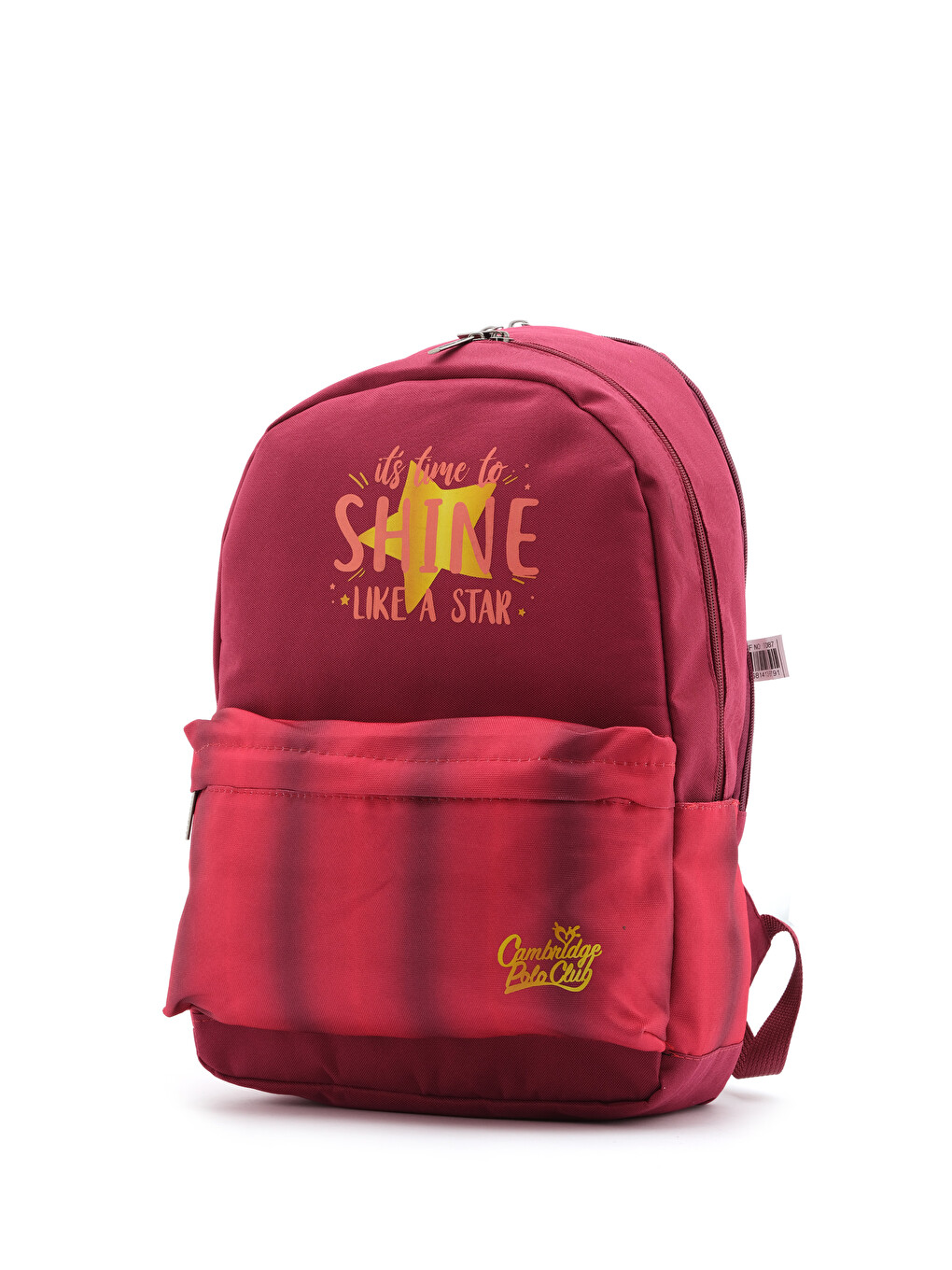 Bordo Star Çift Ana Bölmeli Unisex Çocuk İlkokul Çantası-1
