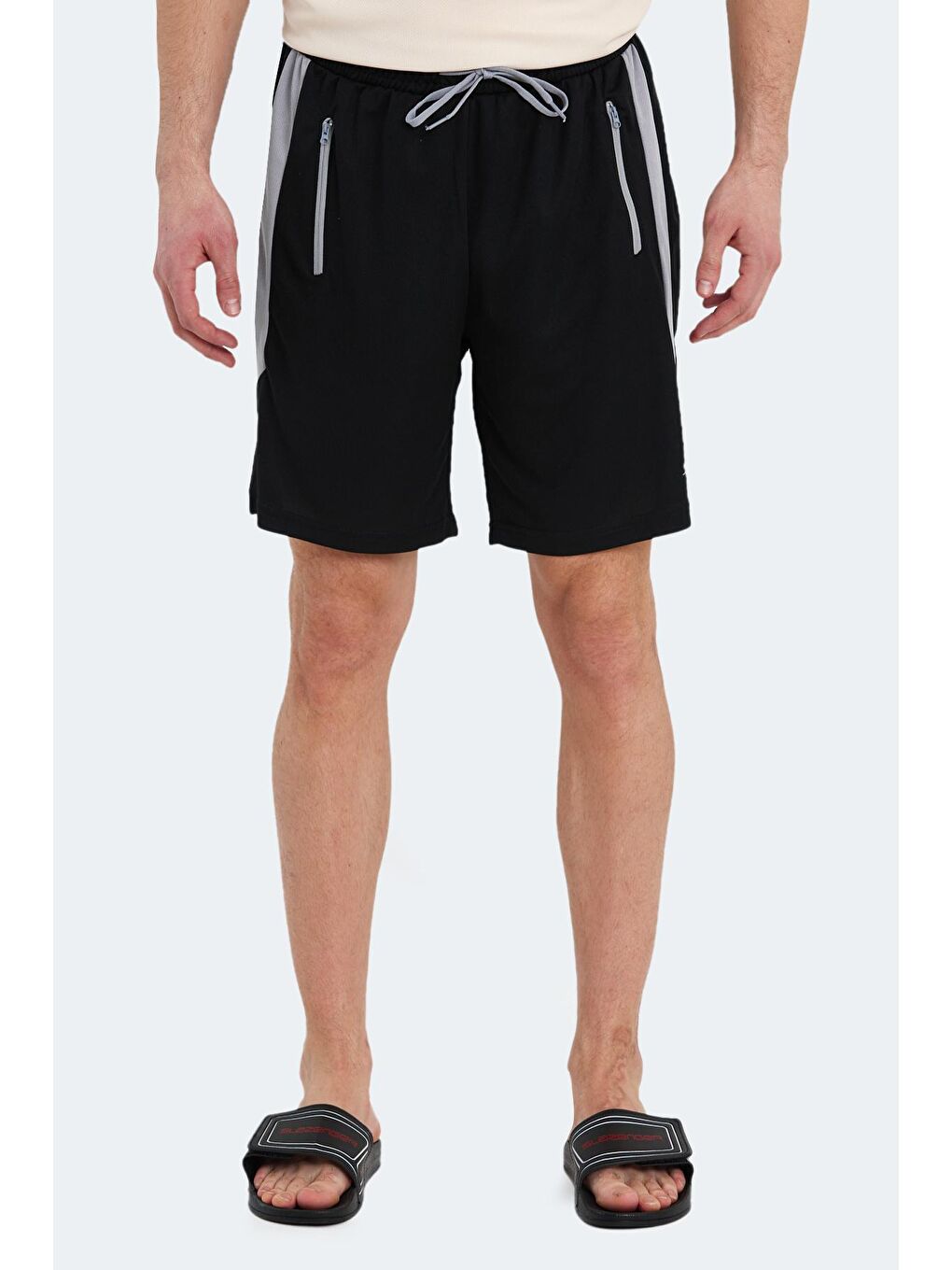 RAKESH Erkek Şort Siyah-3