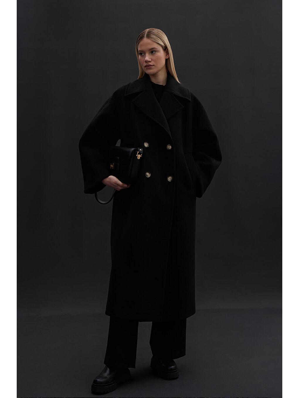 Alexa Premium Kruvaze Kaban Siyah-1