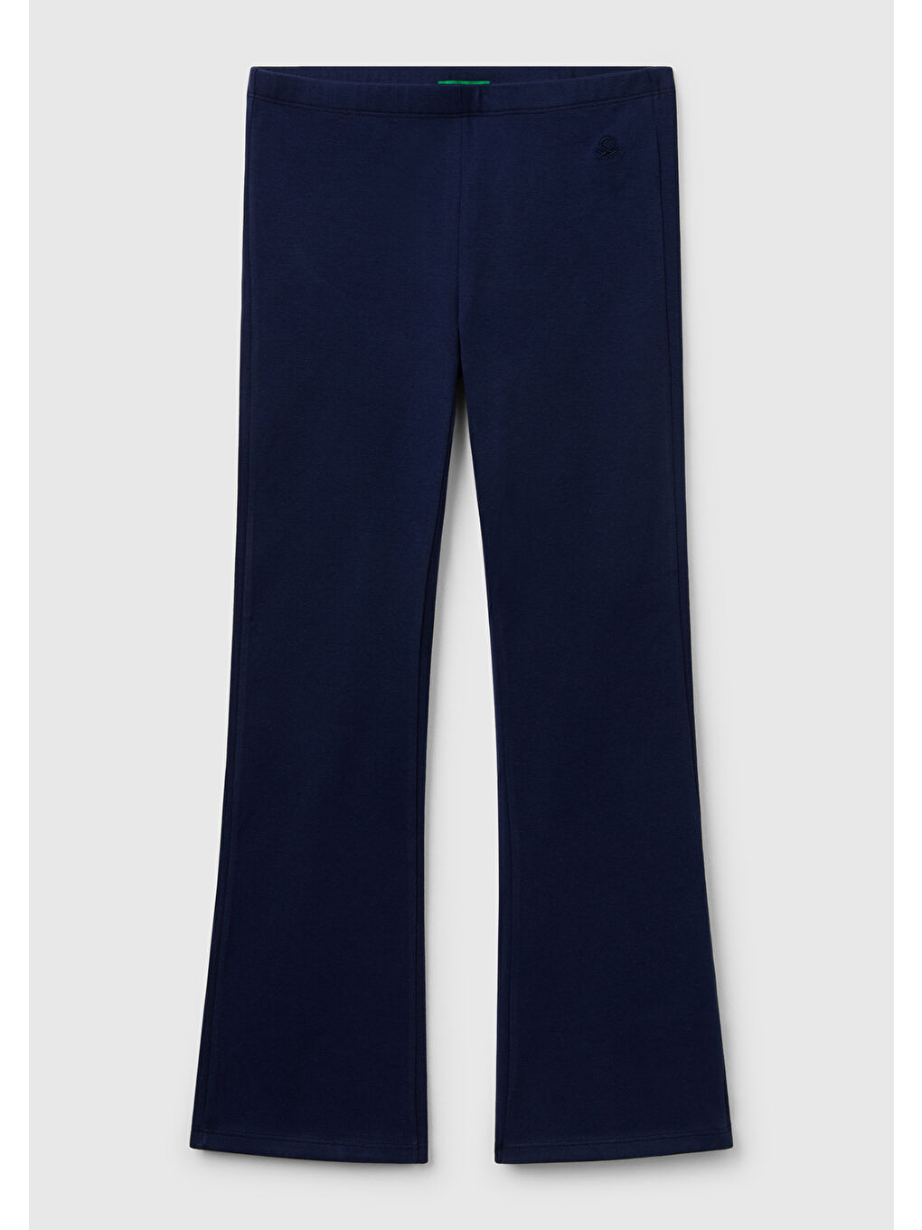 Kız Çocuk Lacivert Logolu İspanyol Paça Tayt